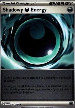Shadowy Darkness Energy [Reverse Holo] #83 Pokemon Pitch Black 