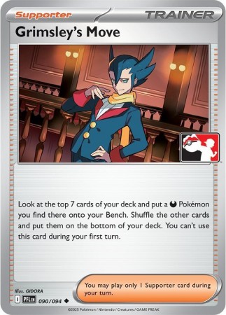 Grimsley's Move [Prize Pack] #90 Pokemon Phantasmal Flames