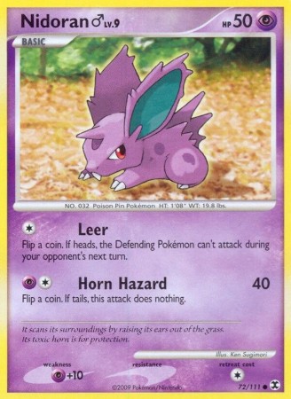 Nidoran M #72 Pokemon Rising Rivals