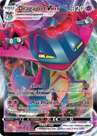 Dragapult VMAX #93 Pokemon Rebel Clash