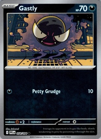 Gastly [Reverse Holo] #54 Pokemon Phantasmal Flames