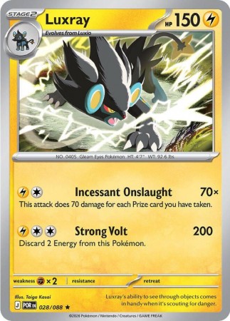 Luxray #28 Pokemon Perfect Order