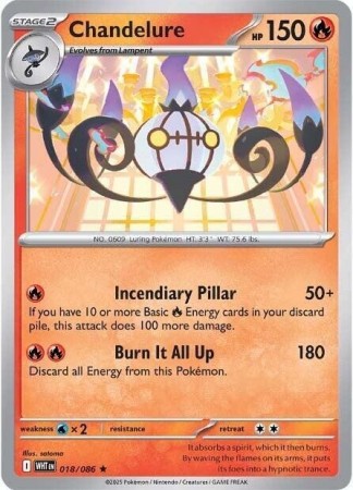 Chandelure #18 Pokemon White Flare