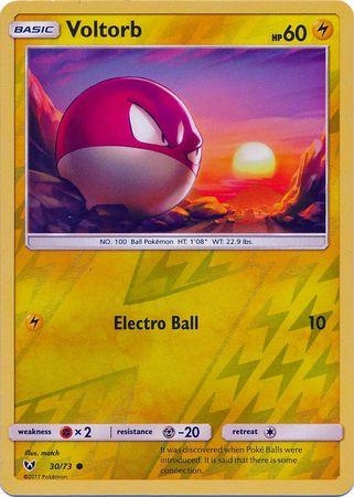 Voltorb [Reverse Holo] #30 Pokemon Shining Legends