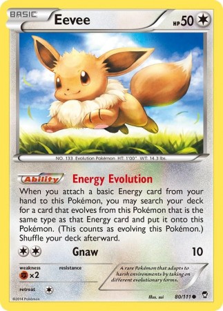 Eevee #80 Pokemon Furious Fists