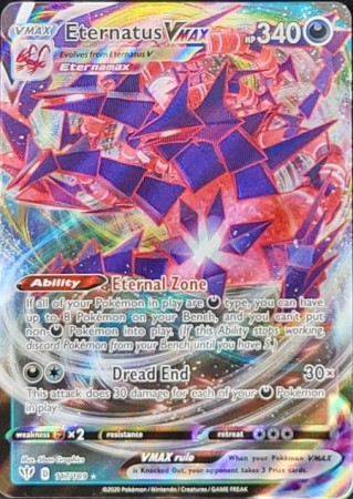 Eternatus VMAX #117 Pokemon Darkness Ablaze