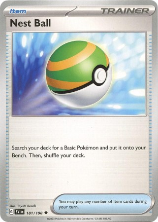 Nest Ball #181 Pokemon Scarlet & Violet