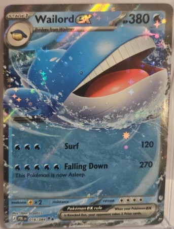 Wailord ex #16 Pokemon Pitch Black 