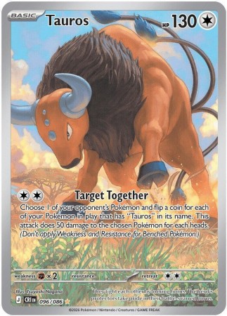 Tauros #96 Pokemon Chaos Rising