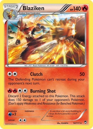 Blaziken #14 Pokemon Furious Fists 