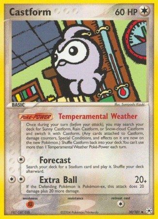 Castform #30 Pokemon Hidden Legends