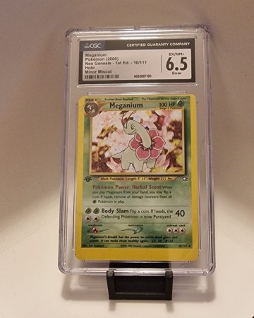 Meganium 1st Edition - Neo Genesis CGC Gradert 