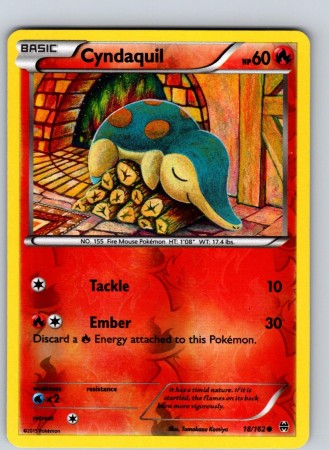 Cyndaquil [Reverse Holo] #18 Pokemon BREAKthrough 