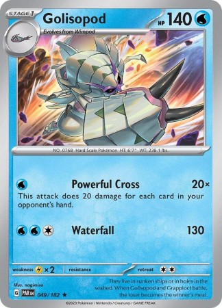 Golisopod #49 Pokemon Paradox Rift