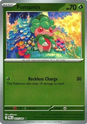 Fomantis [Reverse Holo] #3 Pokemon Pitch Black 