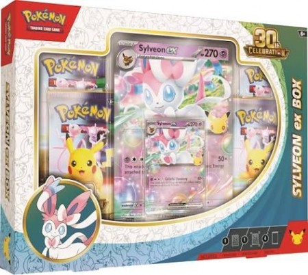 Pokémon MEGA: 30th Celebration Collection Box (Sylveon ex) (4 Pack)