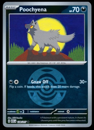 Poochyena [Ball] #128 Pokemon Ascended Heroes