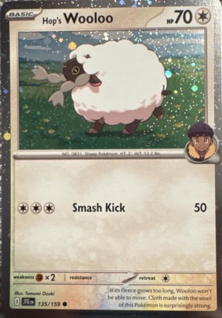 Hop's Wooloo [Cosmos Holo] #135 Pokemon Journey Together