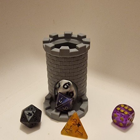 Mini Dice Tower - Grå
