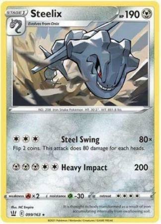 Steelix [Holo] #99 Pokemon Battle Styles
