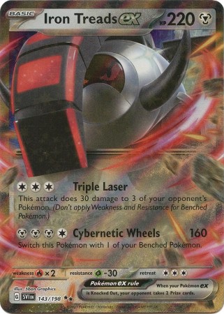 Iron Treads ex #143 Pokemon Scarlet & Violet