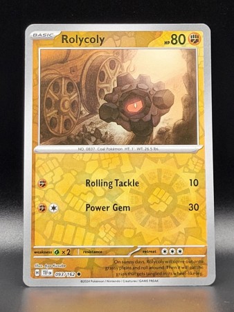 Rolycoly [Reverse Holo] #93 Pokemon Temporal Forces