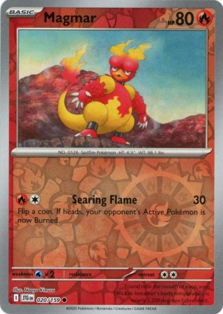 Magmar [Reverse Holo] #20 Pokemon Journey Together