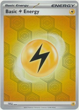 Basic Lightning Energy [Holo] #4 Pokemon Scarlet & Violet Energy