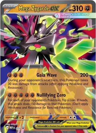 Mega Zygarde EX #71 Pokemon Promo