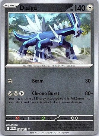 Dialga [Reverse Holo] #95 Pokemon Mega Evolution