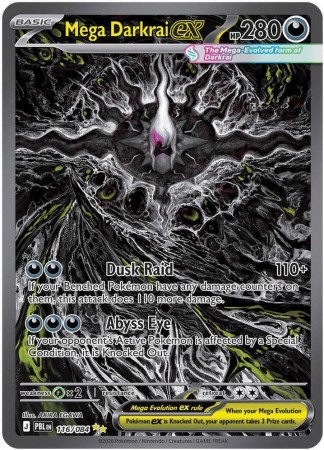 Mega Darkrai ex #116 Pokemon Pitch Black