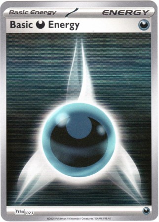 Basic Darkness Energy [Holo] #23 Pokemon Scarlet & Violet Energy