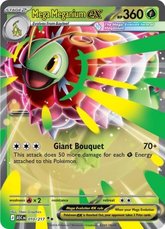 Mega Meganium ex #10 Pokemon Ascended Heroes
