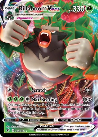 Rillaboom VMAX #18 Pokemon Rebel Clash