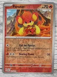 Pansear [Reverse Holo] #20 Pokemon Paradox Rift