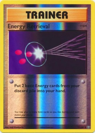 Energy Retrieval [Reverse Holo] #77 Pokemon Evolutions