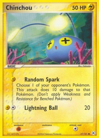 Chinchou #56 Pokemon Hidden Legends