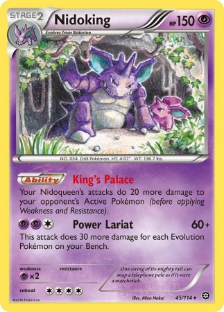 Nidoking #45 Pokemon Steam Siege