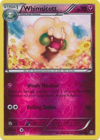 Whimsicott [Reverse Holo] #56 Pokemon Ancient Origins
