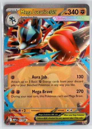 Mega Lucario EX #12 Pokemon Promo