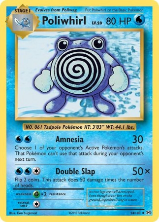 Poliwhirl #24 Pokemon Evolutions