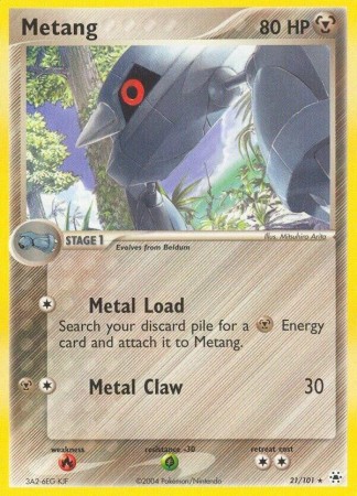Metang #21 Pokemon Hidden Legen