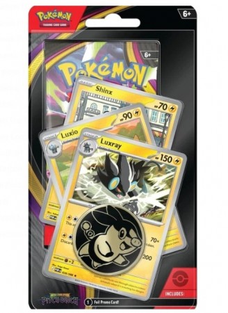 Pokémon Mega Evolution: Pitch Black Premium Checklane 1-Pack Blister (Luxray, Luxio and Shinx) (ENG)