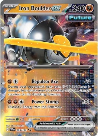 Iron Boulder ex #99 Pokemon Temporal Forces