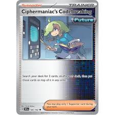 Ciphermaniac's Codebreaking [Reverse Holo] #145 Pokemon Temporal Forces 