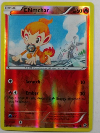 Chimchar [Reverse Holo] #18 Pokemon Steam Siege