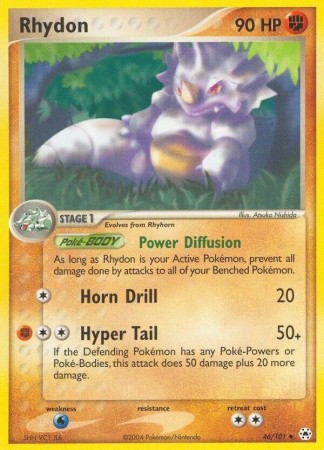 Rhydon #46 Pokemon Hidden Legends