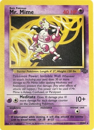 Mr. Mime #22 Pokemon Jungle