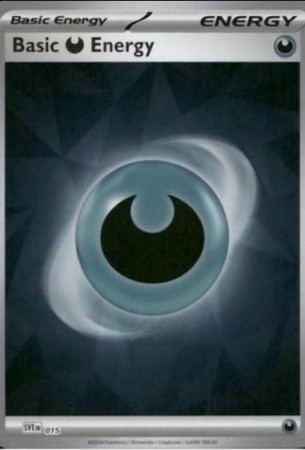 Basic Darkness Energy [Holo] #15 Pokemon Scarlet & Violet Energy