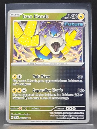Iron Hands [Reverse Holo] #61 Pokemon Temporal Forces